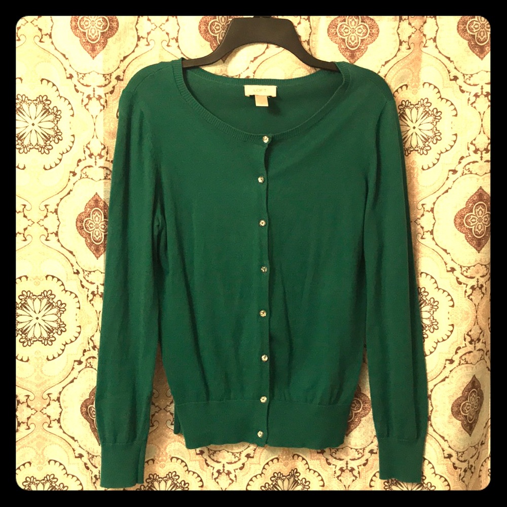 Loft Green Cardigan